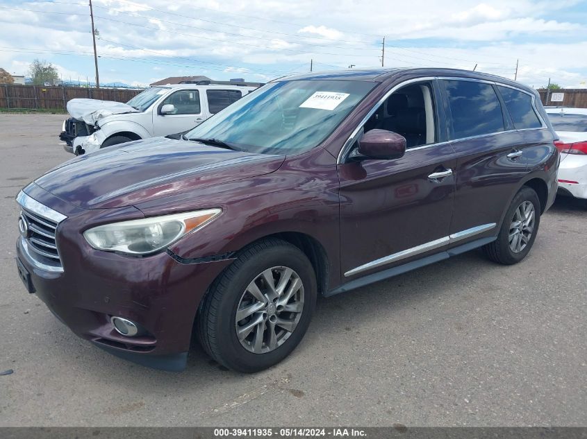 2013 Infiniti Jx35 VIN: 5N1AL0MM4DC315876 Lot: 39411935