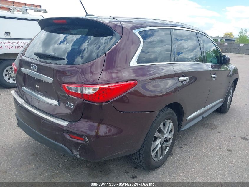 2013 Infiniti Jx35 VIN: 5N1AL0MM4DC315876 Lot: 39411935