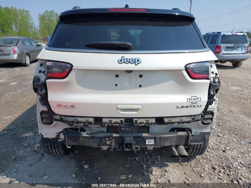 2018 Jeep Compass Limited 4X4 VIN: 3C4NJDCB2JT493014 Lot: 39411940