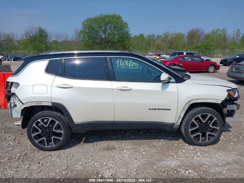 2018 Jeep Compass Limited 4X4 VIN: 3C4NJDCB2JT493014 Lot: 39411940