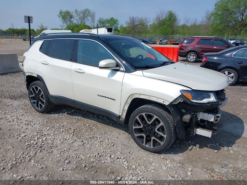 2018 Jeep Compass Limited 4X4 VIN: 3C4NJDCB2JT493014 Lot: 39411940