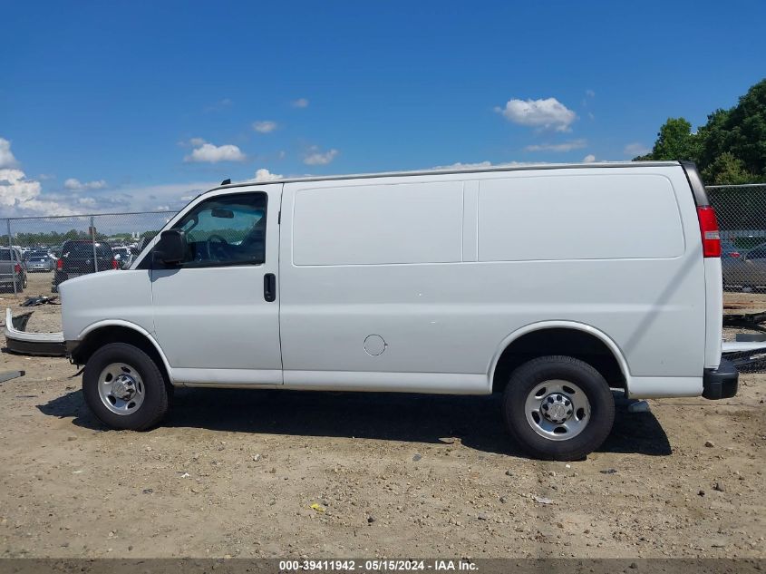 2019 Chevrolet Express 2500 Work Van VIN: 1GCWGAFP8K1315965 Lot: 39411942