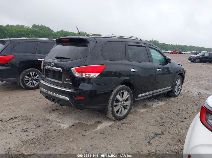 2016 Nissan Pathfinder Platinum VIN: 5N1AR2MM2GC632697 Lot: 39411948