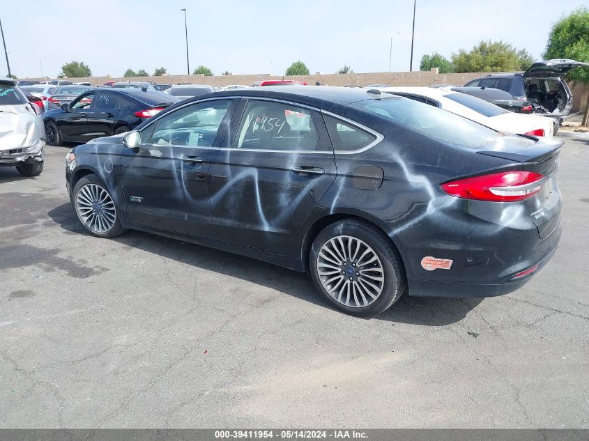 2018 FORD FUSION ENERGI TITANIUM - 3FA6P0SU2JR123408