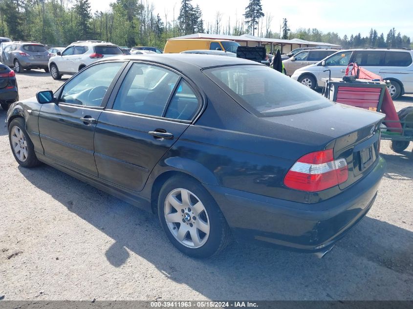 2003 BMW 325 I VIN: WBAAZ33463PH32168 Lot: 39411963