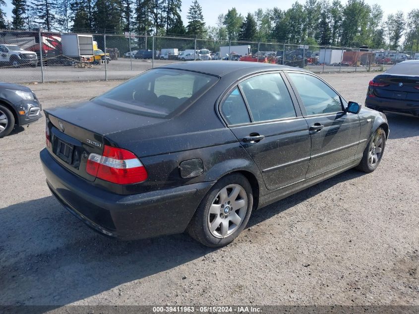 2003 BMW 325 I VIN: WBAAZ33463PH32168 Lot: 39411963