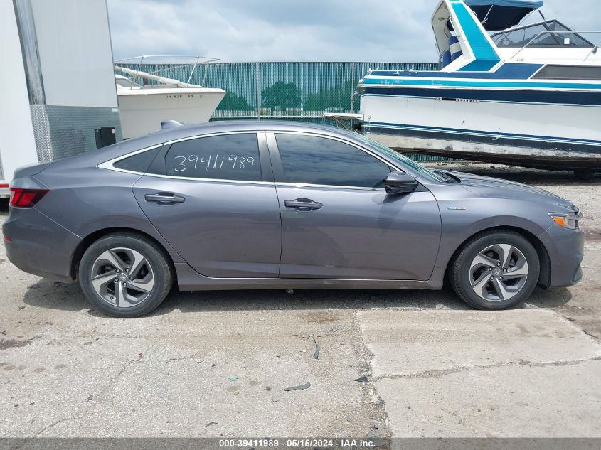 2019 Honda Insight Ex VIN: 19XZE4F5XKE014193 Lot: 39411989