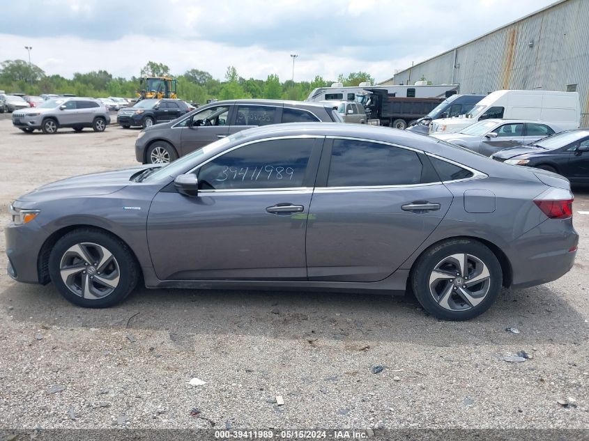 2019 Honda Insight Ex VIN: 19XZE4F5XKE014193 Lot: 39411989