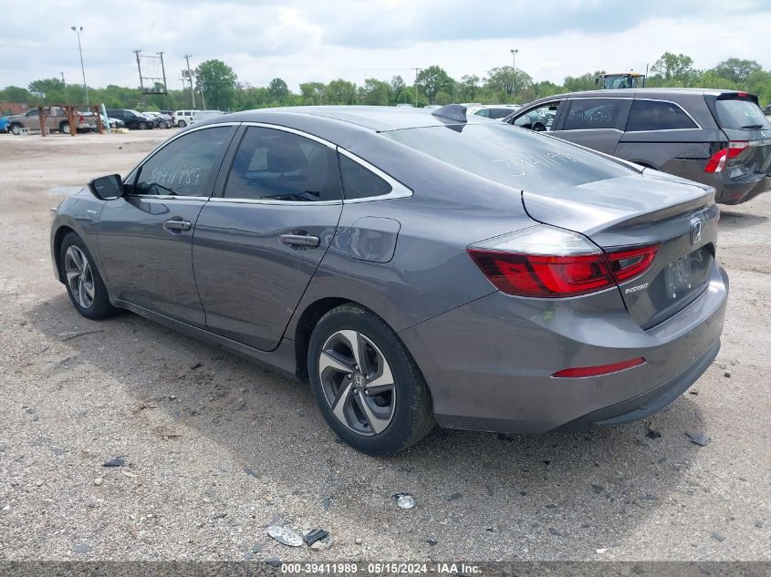 2019 Honda Insight Ex VIN: 19XZE4F5XKE014193 Lot: 39411989