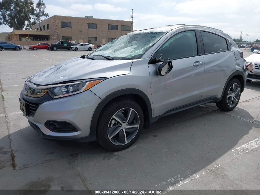 2022 Honda Hr-V Awd Ex VIN: 3CZRU6H54NM771770 Lot: 39412000