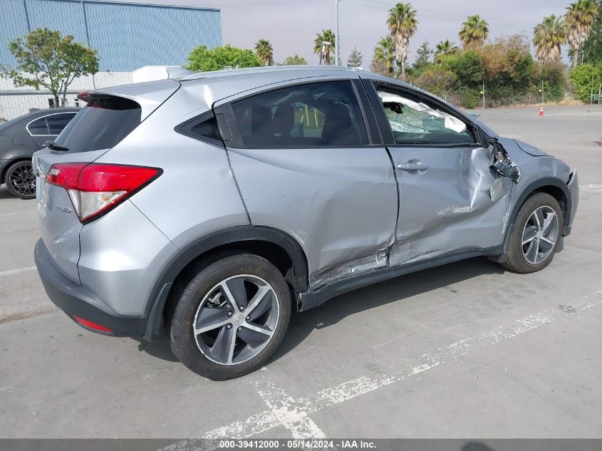 2022 Honda Hr-V Awd Ex VIN: 3CZRU6H54NM771770 Lot: 39412000