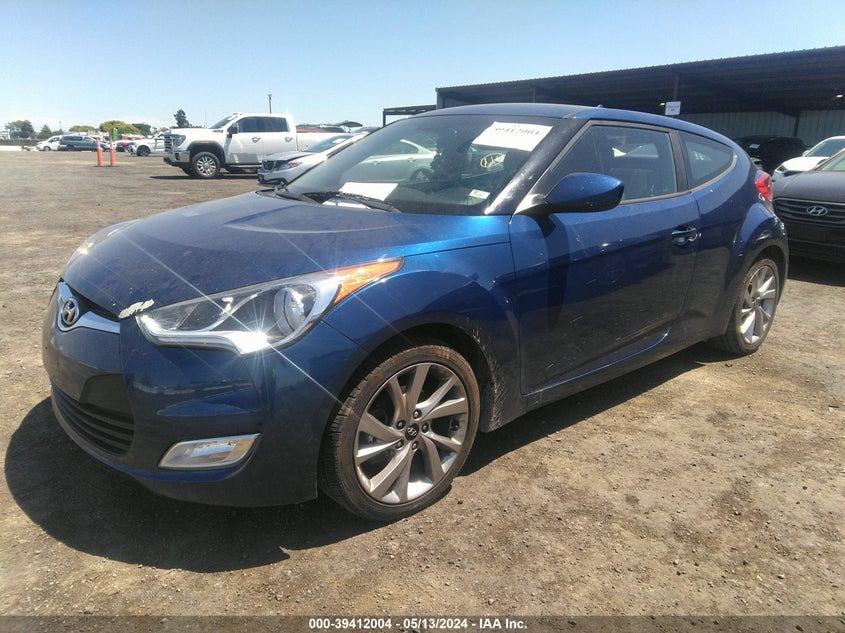 2017 Hyundai Veloster VIN: KMHTC6AD0HU309699 Lot: 39412004
