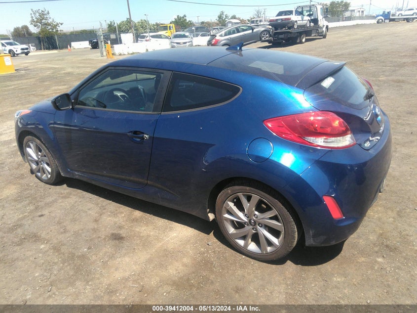 2017 Hyundai Veloster VIN: KMHTC6AD0HU309699 Lot: 39412004