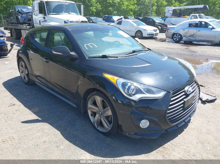 2015 Hyundai Veloster Turbo VIN: KMHTC6AEXFU216789 Lot: 39412007