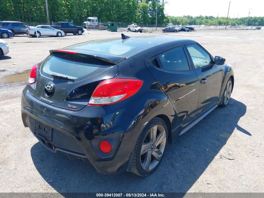 2015 Hyundai Veloster Turbo VIN: KMHTC6AEXFU216789 Lot: 39412007