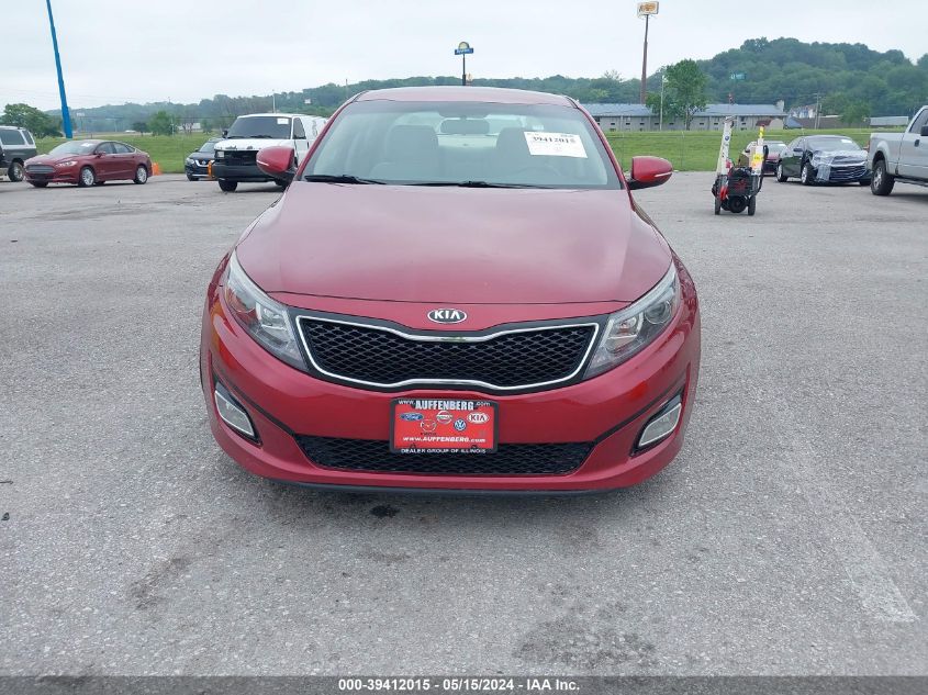 2015 Kia Optima Lx VIN: 5XXGM4A79FG505516 Lot: 39412015