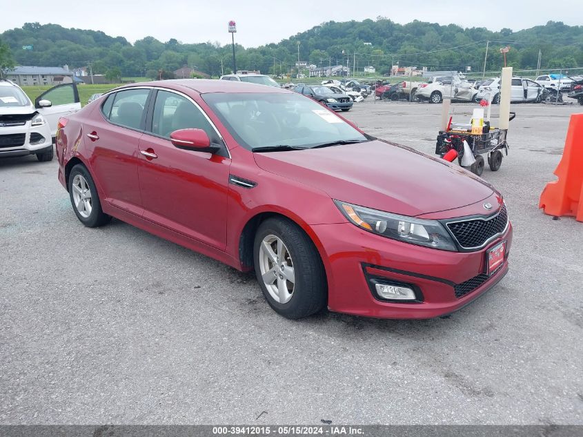 2015 Kia Optima Lx VIN: 5XXGM4A79FG505516 Lot: 39412015