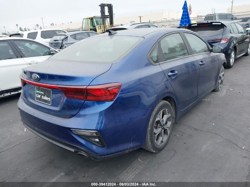 2020 Kia Forte Fe/Lxs VIN: 3KPF24AD5LE149710 Lot: 39412024