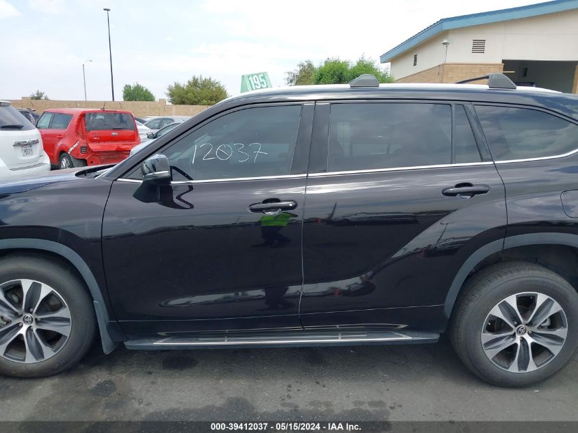 2020 Toyota Highlander Xle VIN: 5TDHZRAH7LS018482 Lot: 39412037