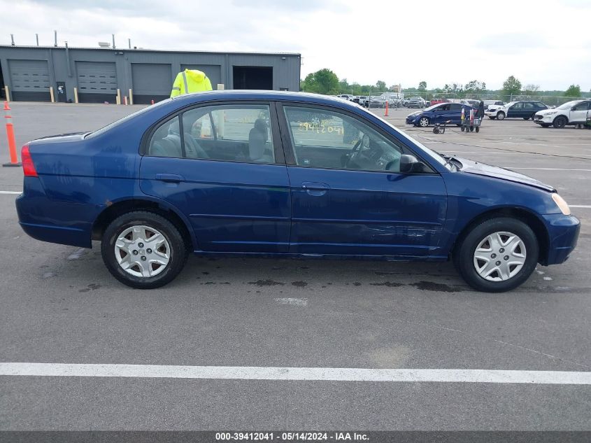 2003 Honda Civic Lx VIN: 2HGES15573H515671 Lot: 39412041