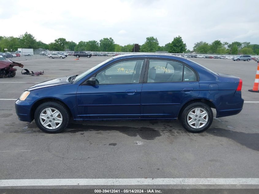 2003 Honda Civic Lx VIN: 2HGES15573H515671 Lot: 39412041