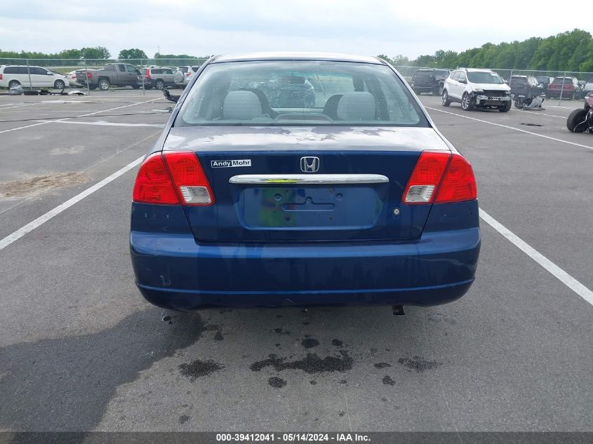 2003 Honda Civic Lx VIN: 2HGES15573H515671 Lot: 39412041