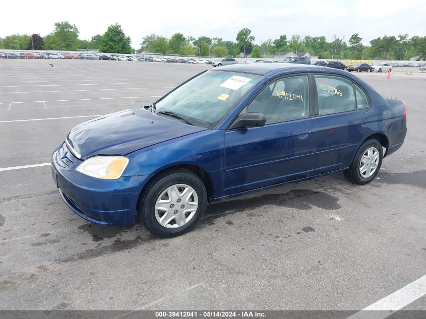 2003 Honda Civic Lx VIN: 2HGES15573H515671 Lot: 39412041