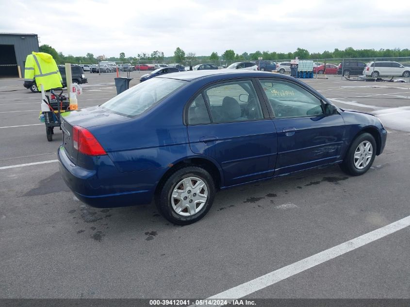 2003 Honda Civic Lx VIN: 2HGES15573H515671 Lot: 39412041