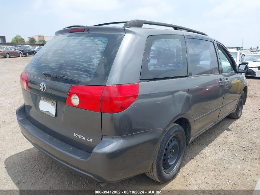 2008 Toyota Sienna Ce VIN: 5TDZK23C58S109372 Lot: 39412052