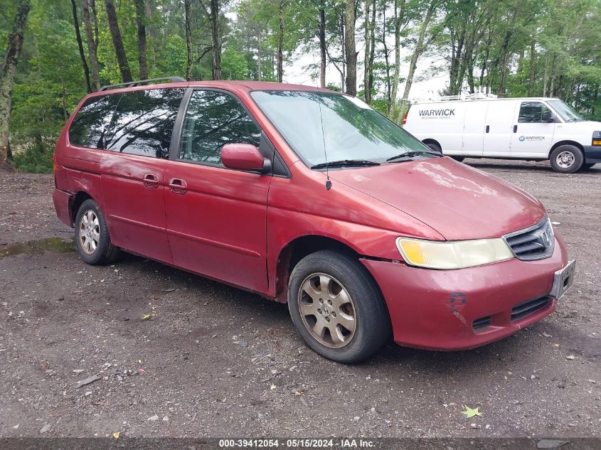 2002 Honda Odyssey Ex VIN: 5FNRL18622B057480 Lot: 39412054