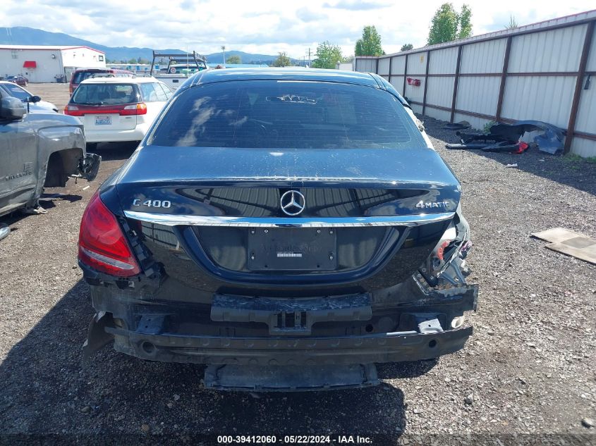 2015 Mercedes-Benz C 400 4Matic VIN: 55SWF6GB2FU027969 Lot: 39412060