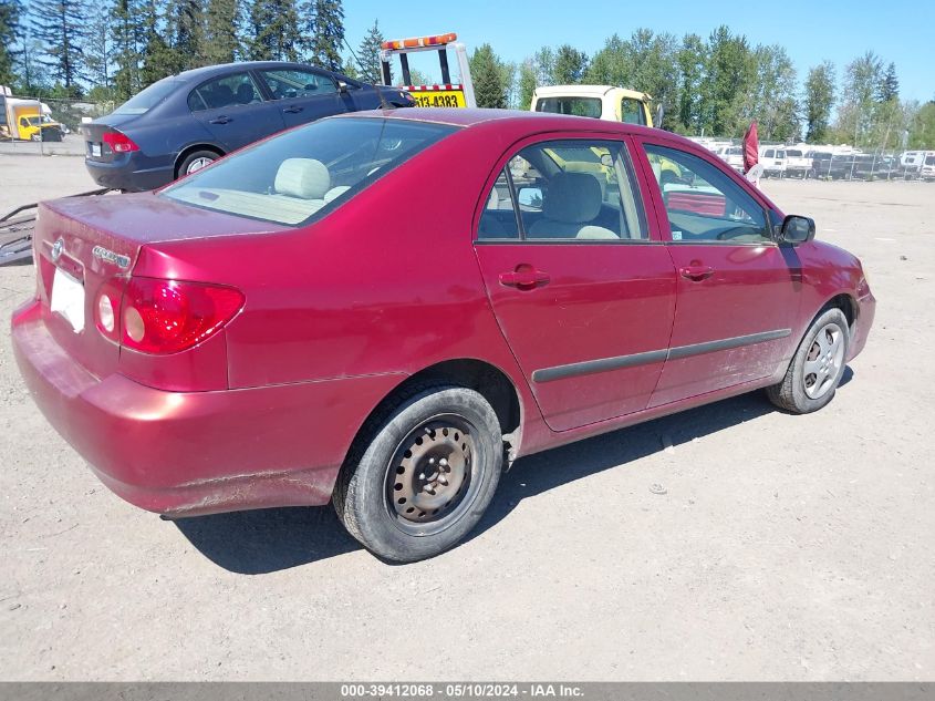 2006 Toyota Corolla Ce VIN: 1NXBR32E86Z656601 Lot: 39412068