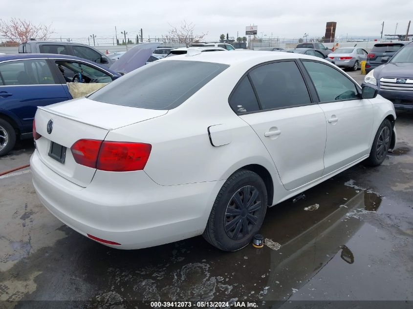 2012 Volkswagen Jetta 2.0L S VIN: 3VW2K7AJ5CM405370 Lot: 39412073