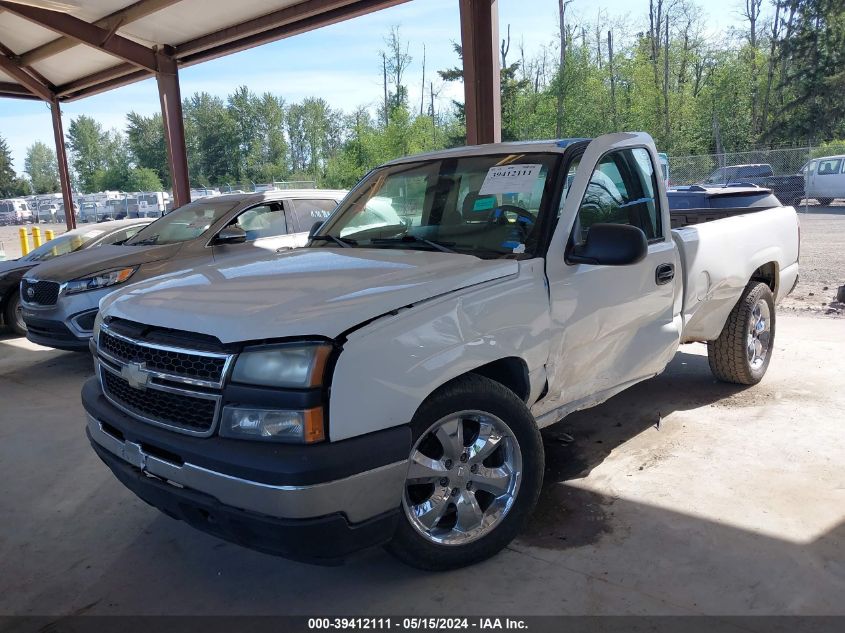 2006 Chevrolet Silverado 1500 Work Truck VIN: 3GCEC14X96G196325 Lot: 39412111