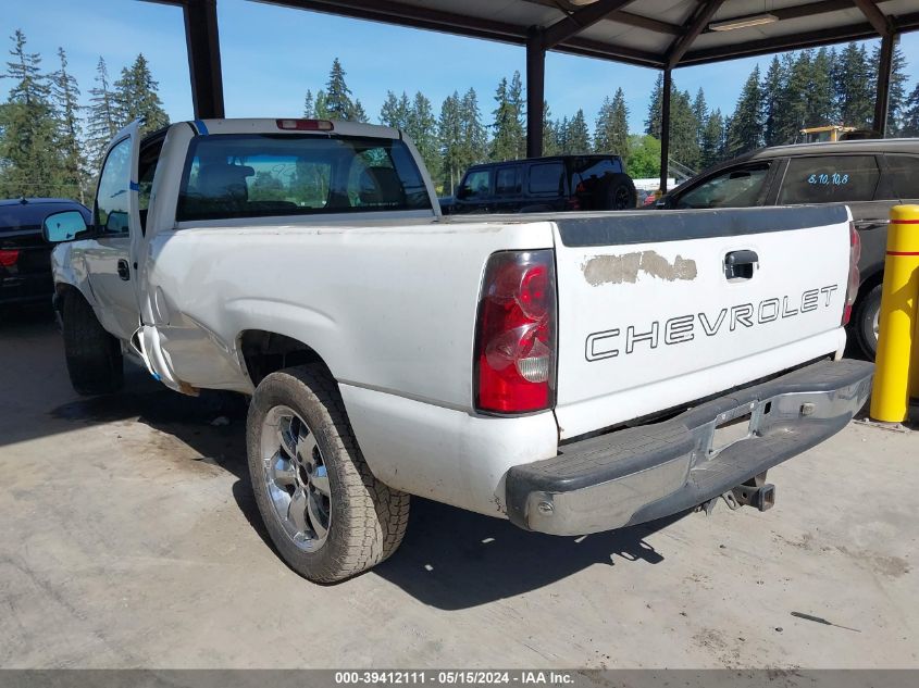 2006 Chevrolet Silverado 1500 Work Truck VIN: 3GCEC14X96G196325 Lot: 39412111