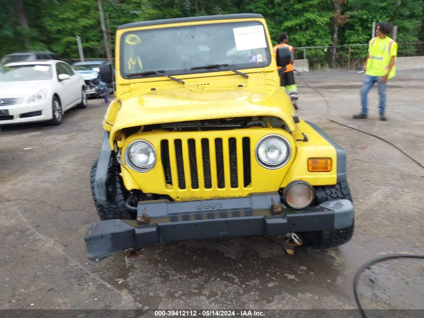 2005 Jeep Wrangler Sport VIN: 1J4FA49S85P384475 Lot: 39412112