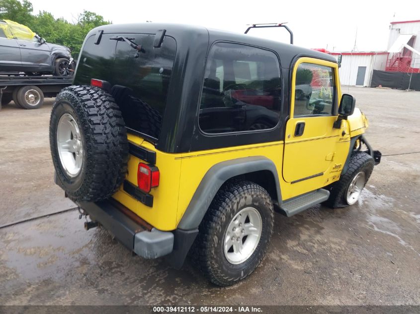 2005 Jeep Wrangler Sport VIN: 1J4FA49S85P384475 Lot: 39412112