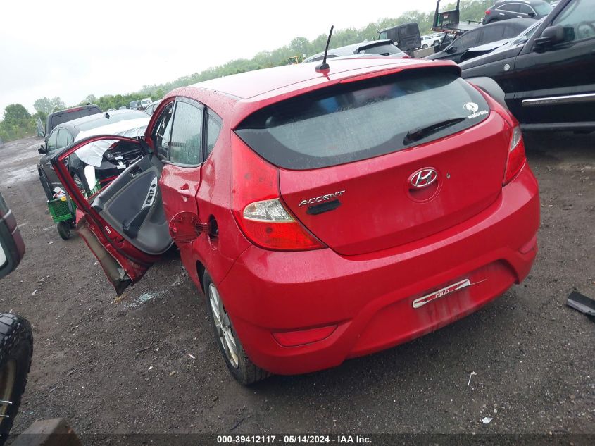 2013 Hyundai Accent Se VIN: KMHCU5AE7DU136158 Lot: 39412117