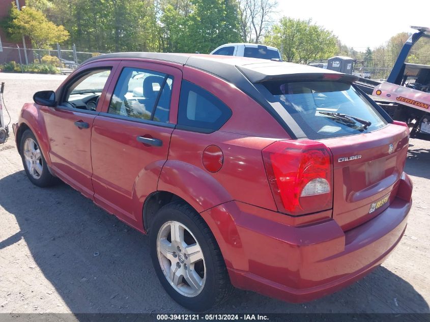 2008 Dodge Caliber Sxt VIN: 1B3HB48B98D587590 Lot: 39412121