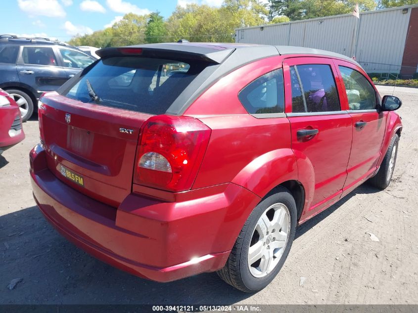 2008 Dodge Caliber Sxt VIN: 1B3HB48B98D587590 Lot: 39412121