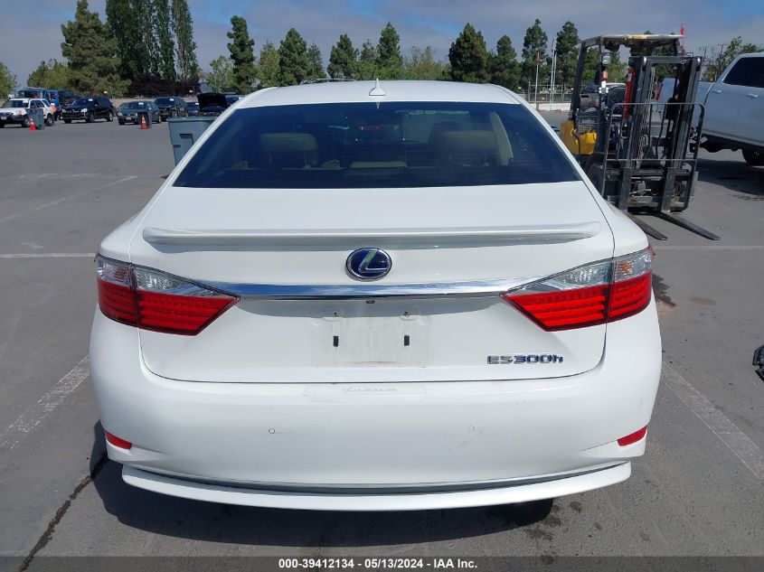 2014 Lexus Es 300H VIN: JTHBW1GG3E2046254 Lot: 39412134