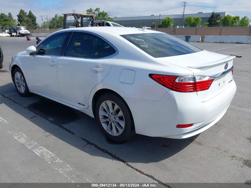 2014 Lexus Es 300H VIN: JTHBW1GG3E2046254 Lot: 39412134