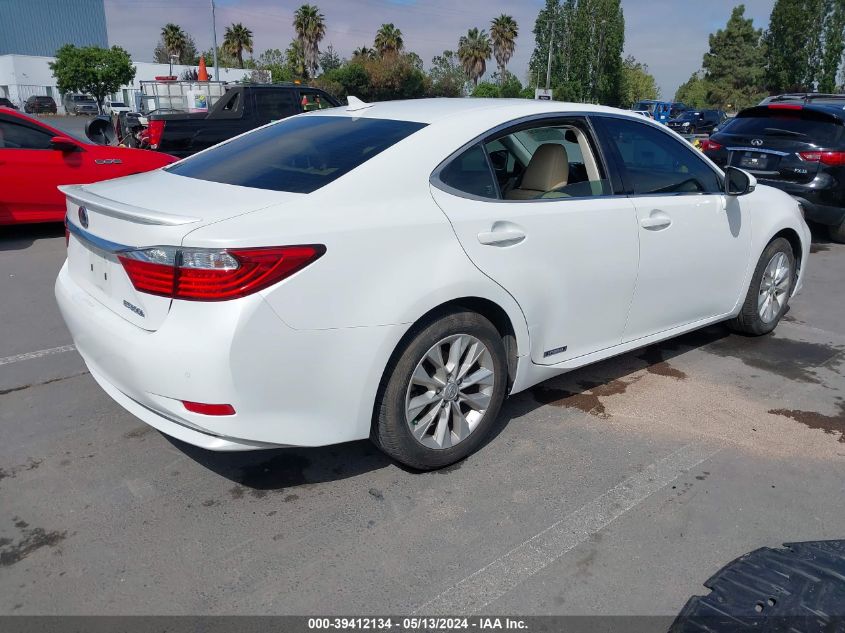 2014 Lexus Es 300H VIN: JTHBW1GG3E2046254 Lot: 39412134