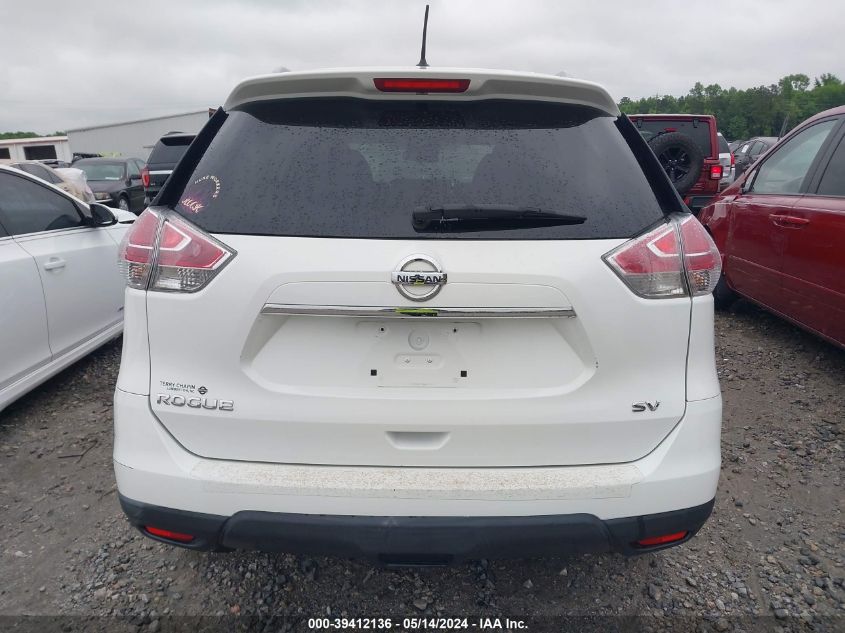 2015 Nissan Rogue Sv VIN: 5N1AT2MT3FC891156 Lot: 39412136