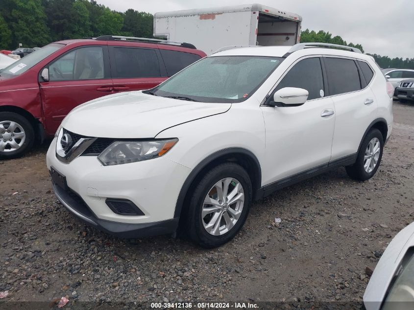 2015 Nissan Rogue Sv VIN: 5N1AT2MT3FC891156 Lot: 39412136