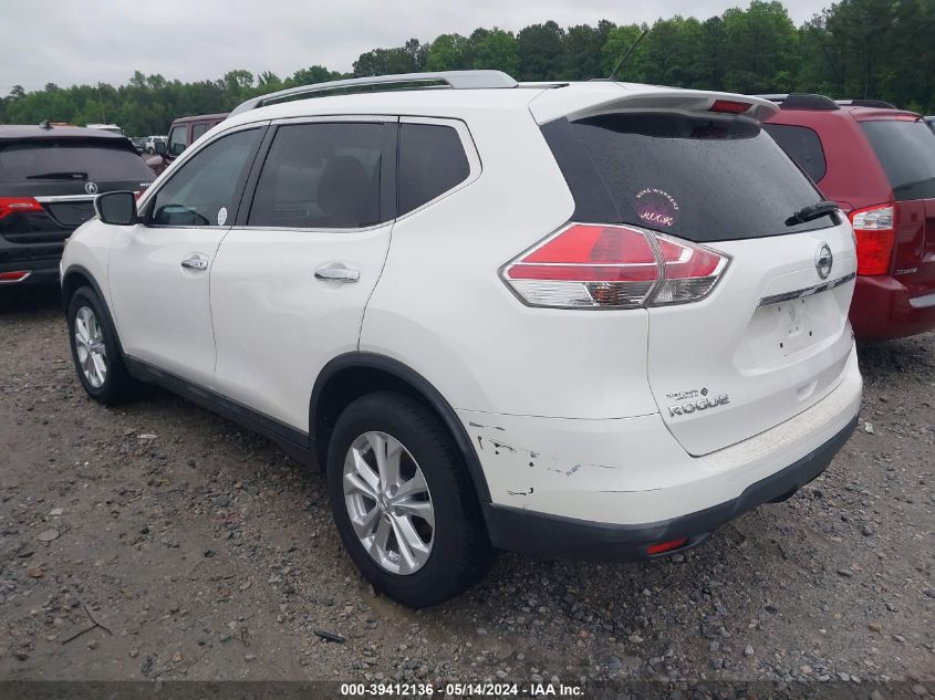 2015 Nissan Rogue Sv VIN: 5N1AT2MT3FC891156 Lot: 39412136