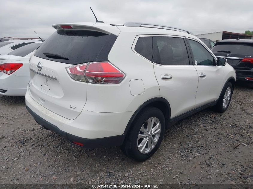 2015 Nissan Rogue Sv VIN: 5N1AT2MT3FC891156 Lot: 39412136