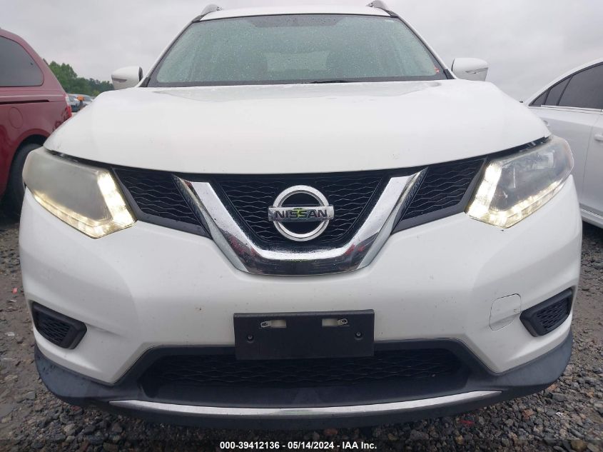 2015 Nissan Rogue Sv VIN: 5N1AT2MT3FC891156 Lot: 39412136