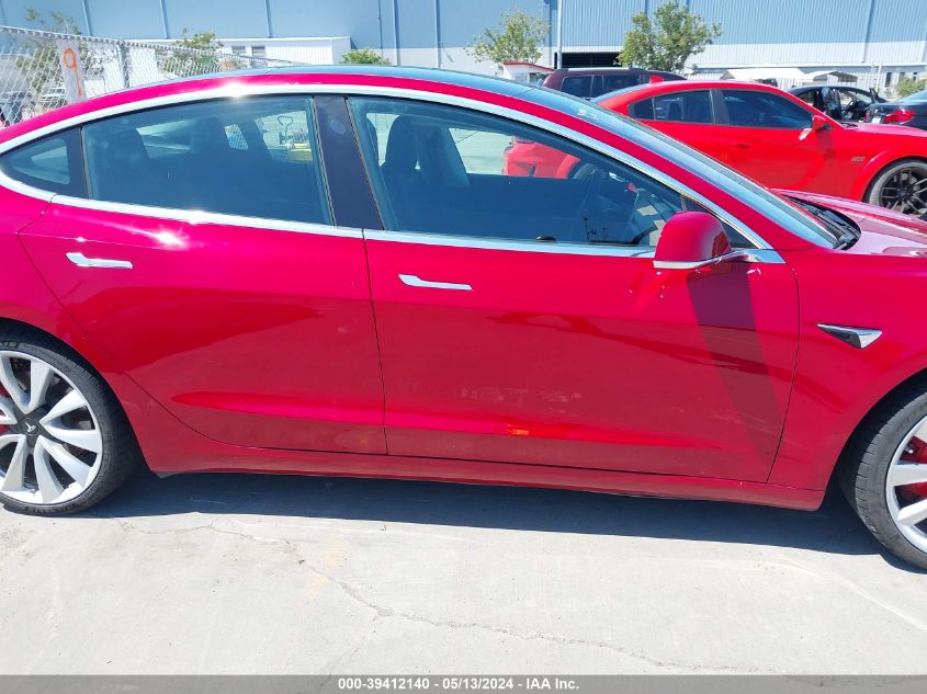 2019 TESLA MODEL 3 LONG RANGE/PERFORMANCE - 5YJ3E1EB7KF393028