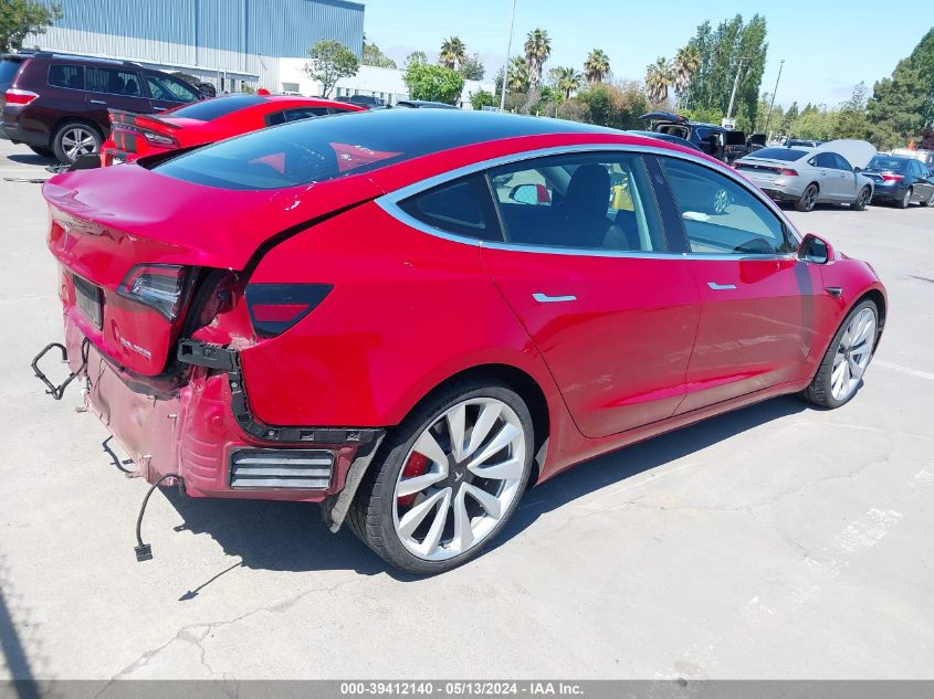 2019 Tesla Model 3 Long Range/Performance VIN: 5YJ3E1EB7KF393028 Lot: 39412140